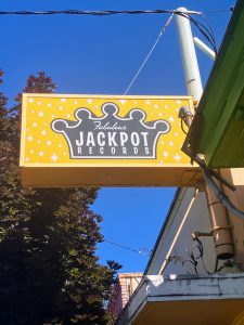 Jackpot Record Exterior sign